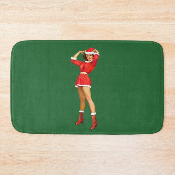 Item preview, Vintage Pinup girl - Happy Holidays! designed and sold by georgatos.