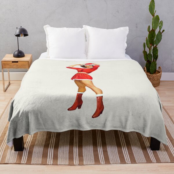 Item preview, Vintage Pinup girl - Happy Holidays! designed and sold by georgatos.
