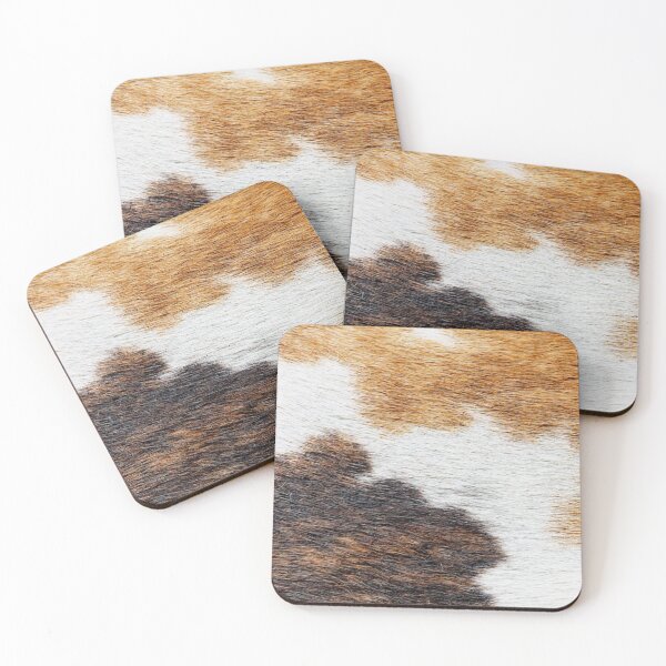 Item preview, Multi brown color cow print designed and sold by whitedove457.