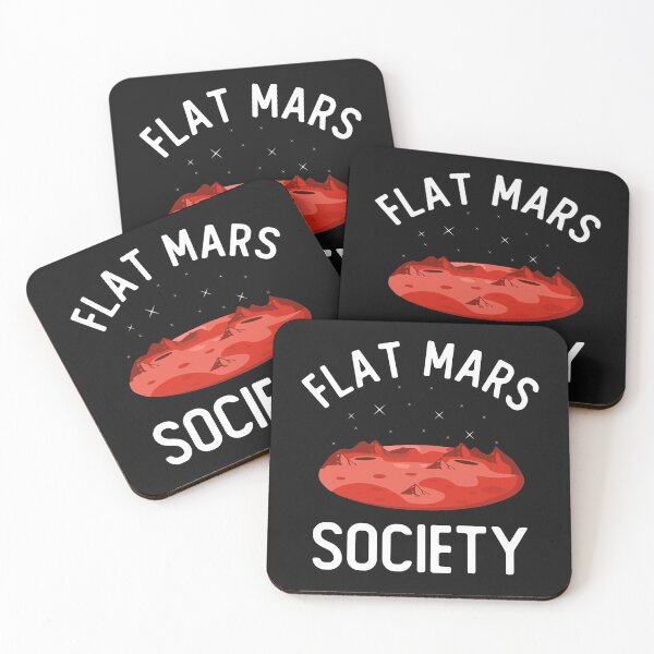Item preview, Flat Mars Society Funny Parody For Flat Earth Society Sarcastic Humor Gift designed and sold by alenaz.