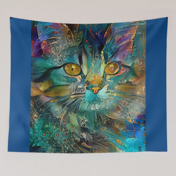 Item preview, Tal, cat, gato, chat, kitten, lea roche paintings designed and sold by L. ROCHE.