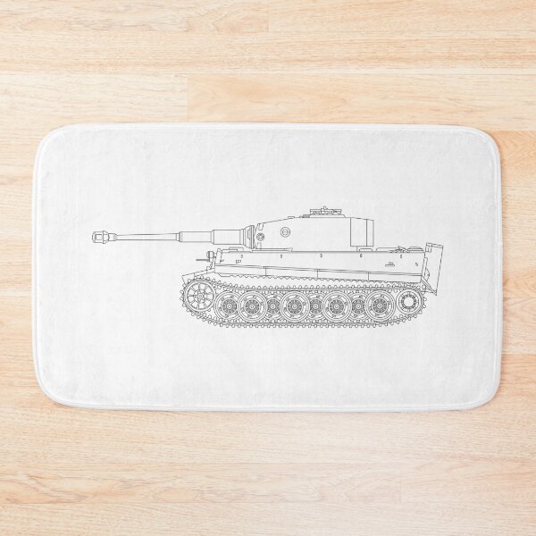 Item preview, Tiger Tanks Side View designed and sold by JollyImp.