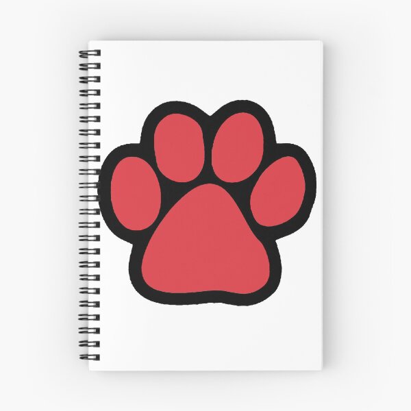 Item preview, Red and black paw print (Northeastern University & Boston University) designed and sold by kinzlera.