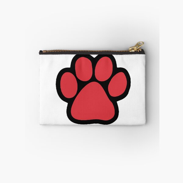 Item preview, Red and black paw print (Northeastern University & Boston University) designed and sold by kinzlera.