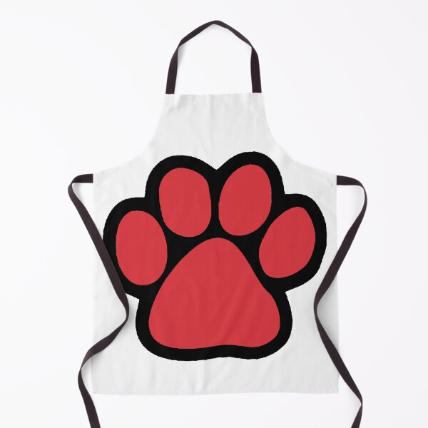 Item preview, Red and black paw print (Northeastern University & Boston University) designed and sold by kinzlera.