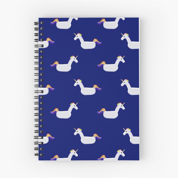 Item preview, Unicorn Pool Floats on Navy designed and sold by Unicorn7Magic.