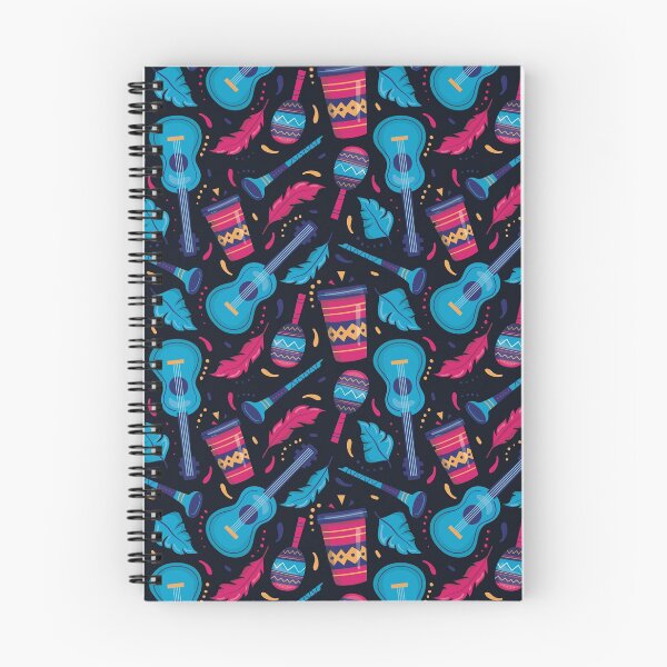 Item preview, Flat Brazilian carnival pattern with instruments designed and sold by Yoga  Design.