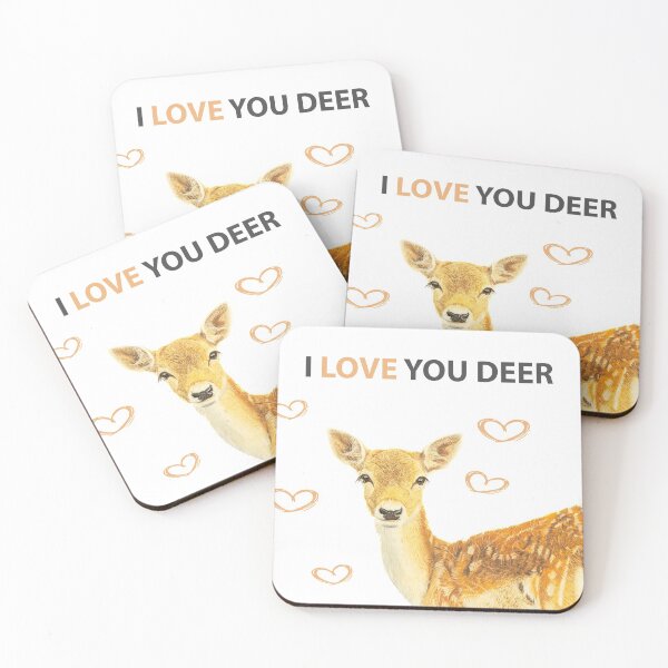 Item preview, I LOVE YOU DEER designed and sold by IslesArt.