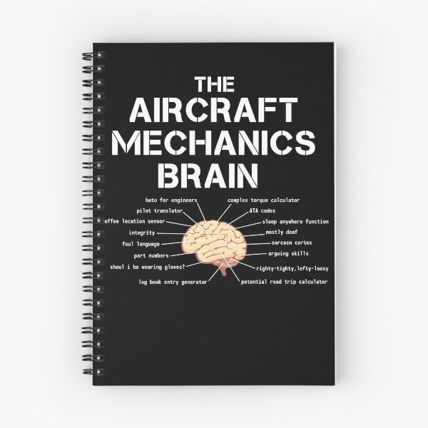 Item preview, Funny Aircraft Mechanics Brain Anatomy designed and sold by woodesigner.