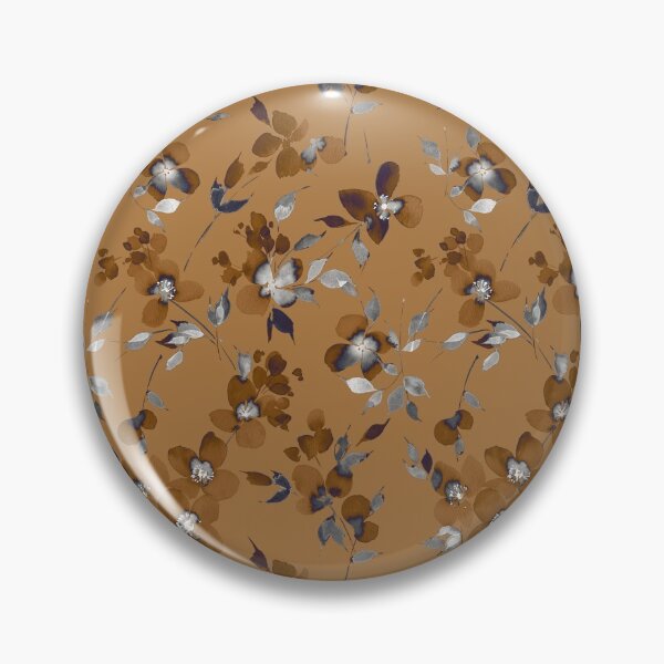 Item preview, Yellow Sepia Floral Background designed and sold by lunaisdrawing.