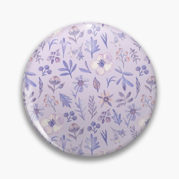 Item preview, Violet floral pattern designed and sold by Flowersforbear.