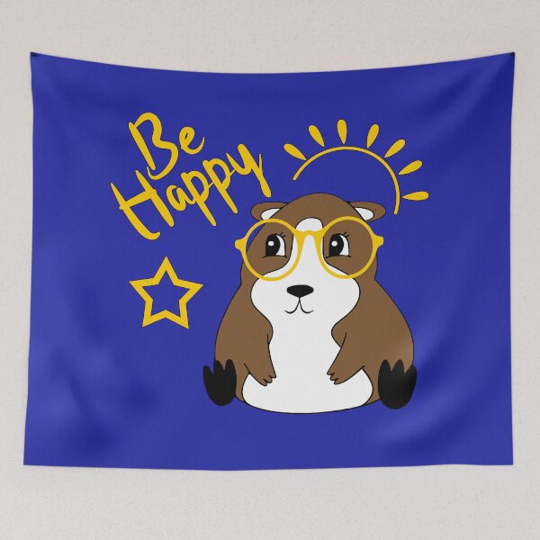 Item preview, Be Happy Hamster designed and sold by Trace1234.