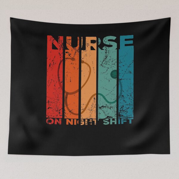 Item preview, Vintage nurse on night shift designed and sold by noahs-shop.