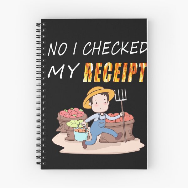 Item preview, No I Checked My Receipt designed and sold by Jawadelqaoul.