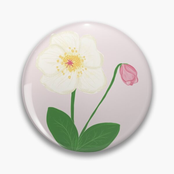 Item preview, Snow rose / Christmas rose designed and sold by Luaillustration.