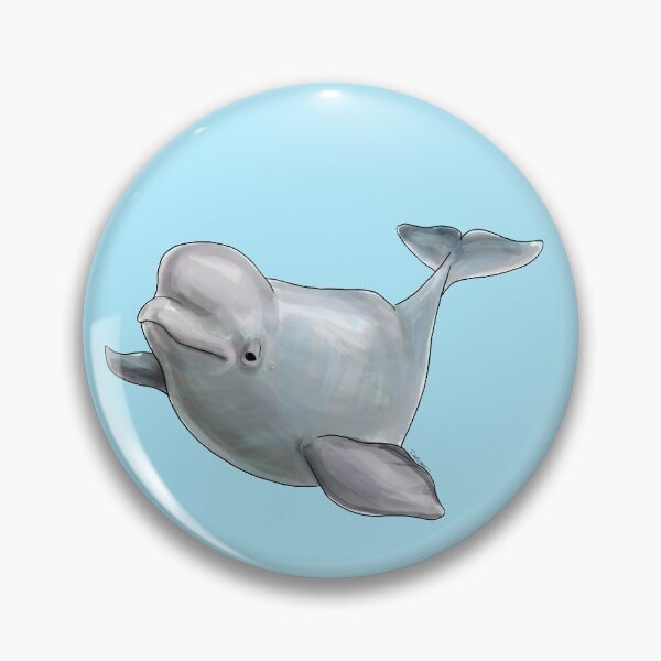 Item preview, Beluga Whale Sticker Art Drawing Illustration  designed and sold by Ryan Biddle.