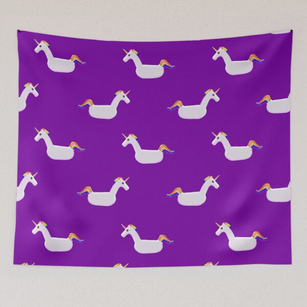 Item preview, Unicorn Pool Floats on Purple designed and sold by Unicorn7Magic.