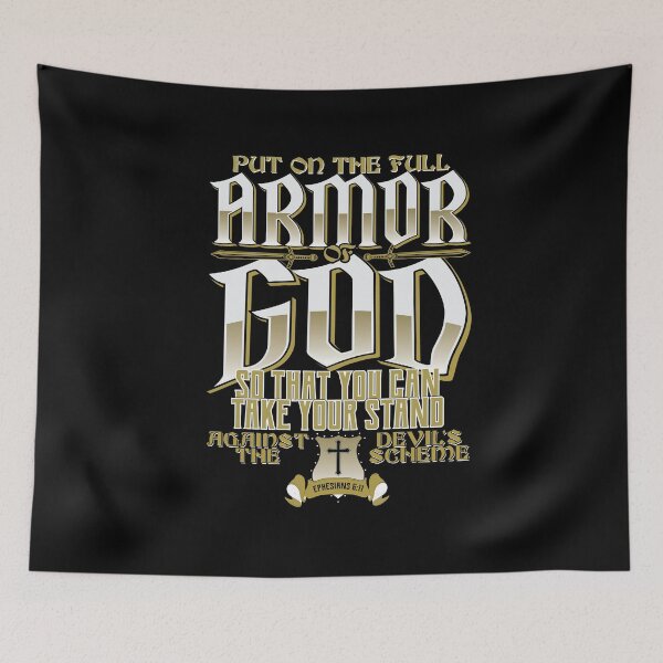 Item preview, Armor of God Bible Verse Scripture Religious Christian designed and sold by Hananiah Merch.
