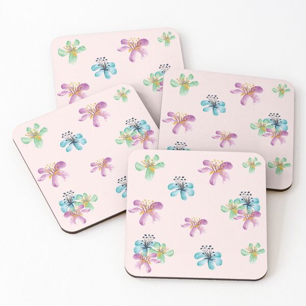 Artikelvorschau, Kleine bunte Blumen entworfen und verkauft von stickersworld31.