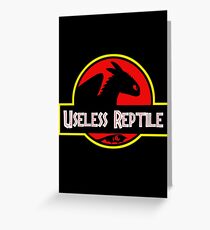 Useless Reptile Greeting Card
