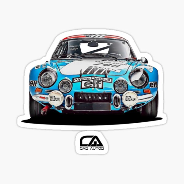 Autocollant MADE IN DIEPPE - STICKERS ALPINE - STICKERS ALPINE - STICKERS  MARQUE AUTO - BYVAD