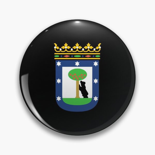 Item preview, madrid city flag coat of arms spain designed and sold by mikoala50.