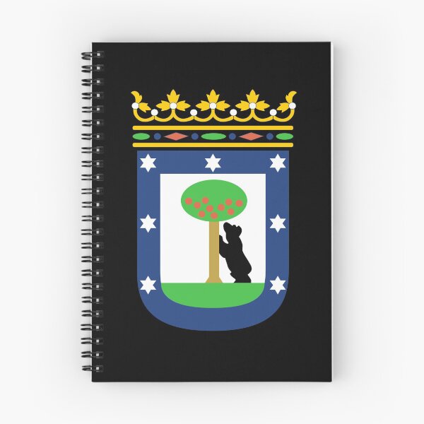 Item preview, madrid city flag coat of arms spain designed and sold by mikoala50.