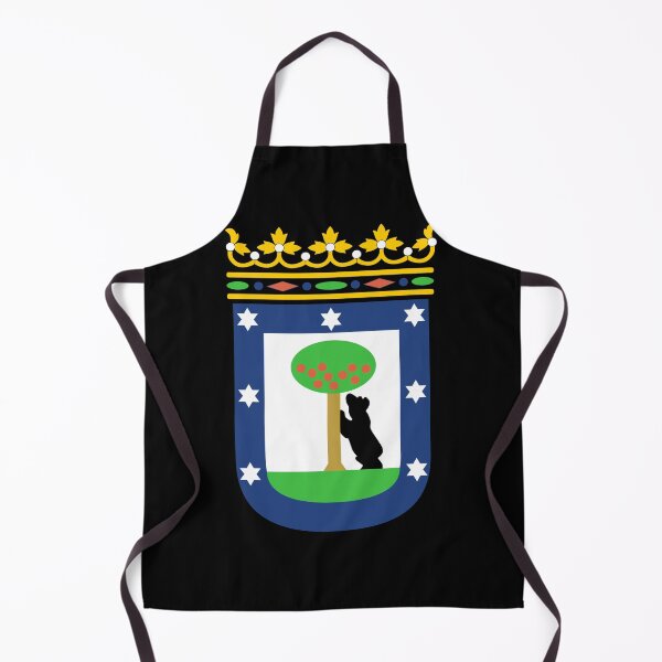 Item preview, madrid city flag coat of arms spain designed and sold by mikoala50.