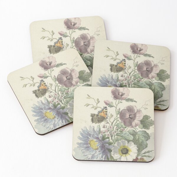 Item preview, Bouquet of Flowers with a Butterfly, by Willem van Leen.  designed and sold by Historical Paintings.