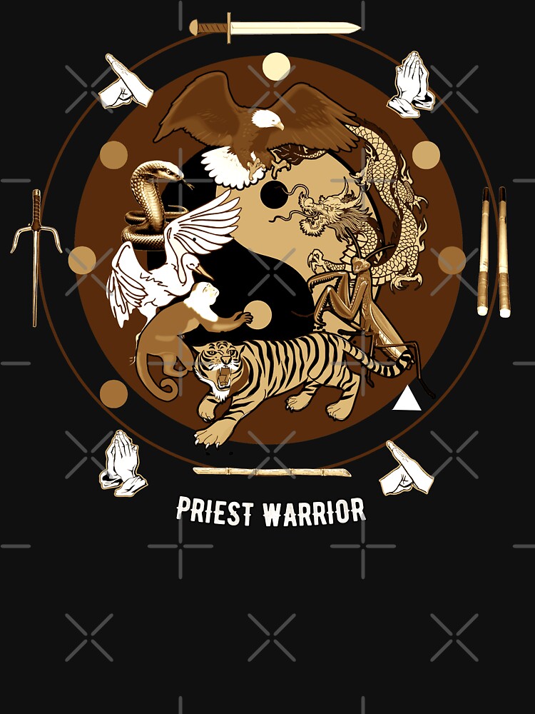 "Priest Warrior Chinese Martial Arts 7 Animals Forms Tiger Crane