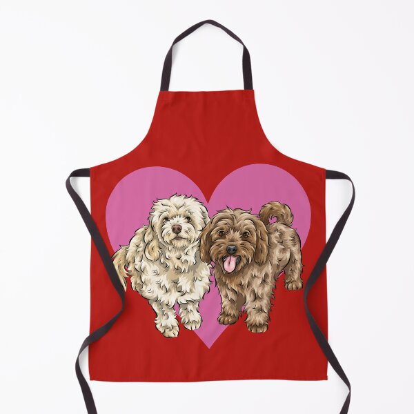 Item preview, Cute Cavapoos with Hearts | Valentine Dogs | Valentine's Day Doggies designed and sold by shirinsart.