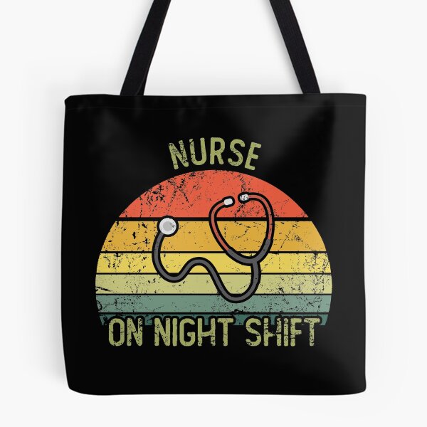 Item preview, Vintage nurse on night shift designed and sold by noahs-shop.