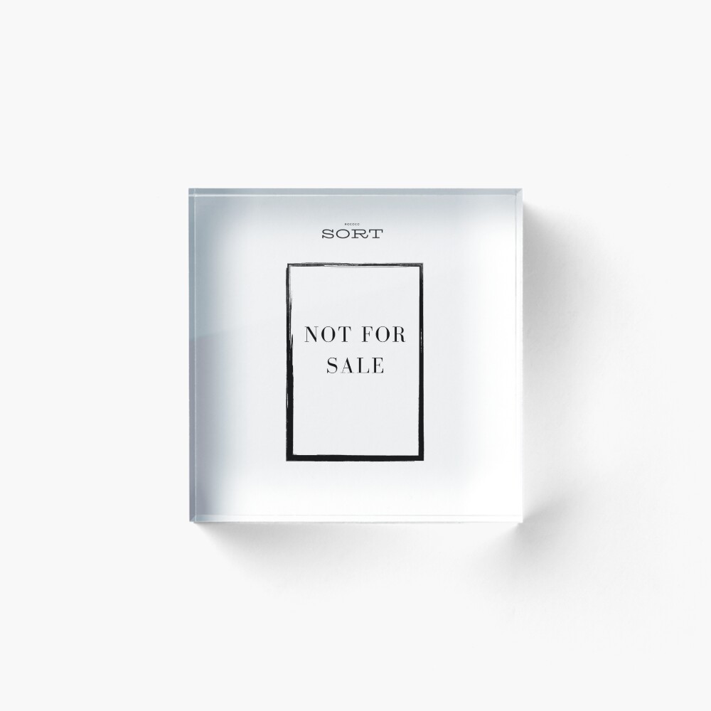 Item preview, Acrylic Block designed and sold by RococoSort.
