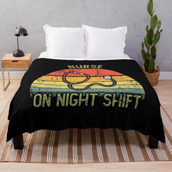 Item preview, Vintage nurse on night shift designed and sold by noahs-shop.