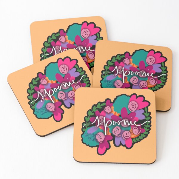 Item preview, Spoonie spoon theory flowers designed and sold by FaeLuneStudio.