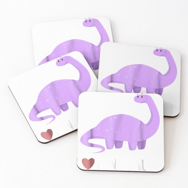 Item preview, I Love Dinosaurs T-shirt Heart Dino Pink Diplodocus designed and sold by Brianconner.