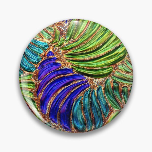 Item preview, Abstract Sea Fronds on Embossed Aluminum designed and sold by Marcella Chapman.