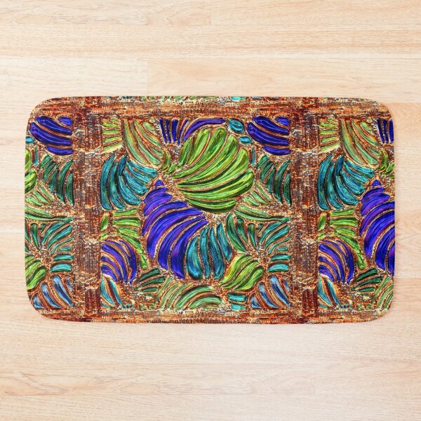 Item preview, Abstract Sea Fronds on Embossed Aluminum designed and sold by Marcella Chapman.