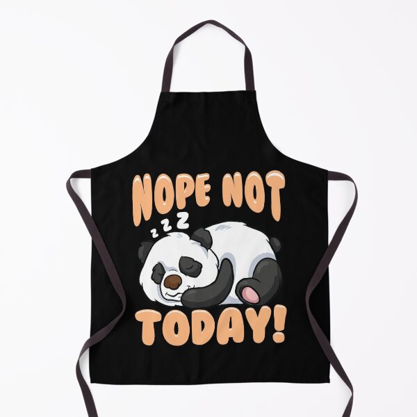 Item preview, Cute & Funny Nope Not Today Panda Sleeping designed and sold by perfectpresents.