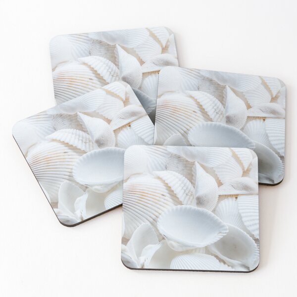 Item preview, White seashells designed and sold by DarkArtStudio.