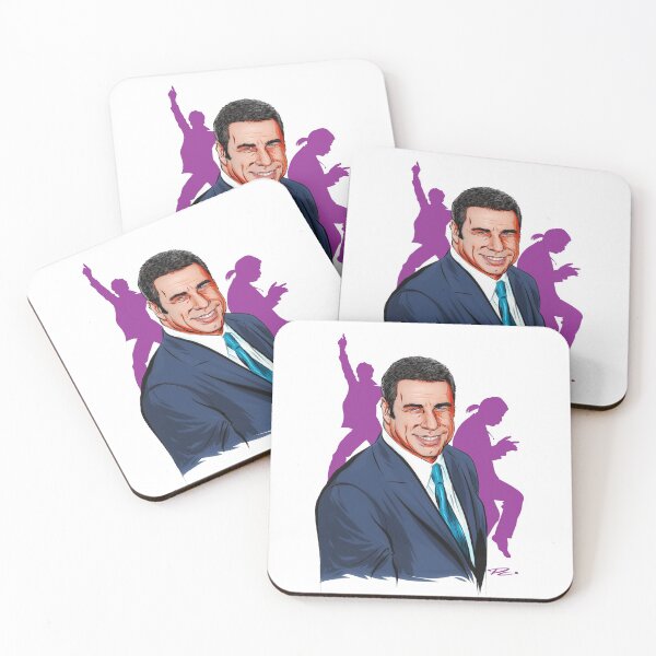 Item preview, John Travolta - An illustration by Paul Cemmick designed and sold by TIGERDAVER.
