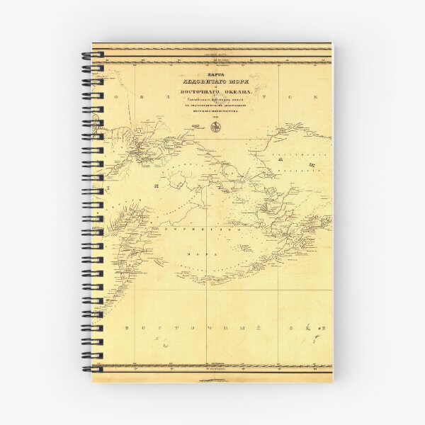 Item preview, Northern Pacific Ocean Map (1844) designed and sold by allhistory.