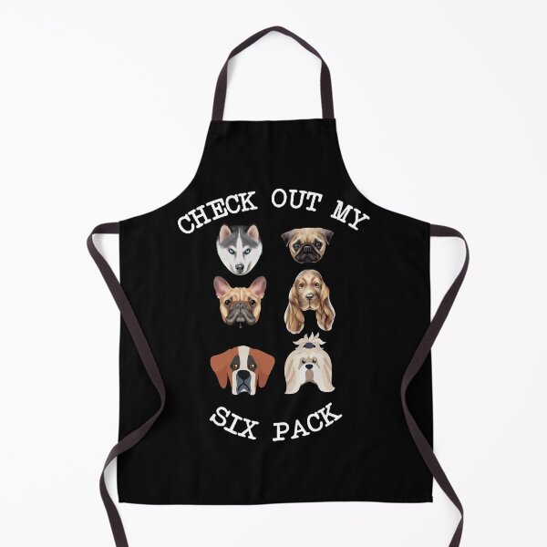 Item preview, Check Out My Six Pack Dog Essential T-shirt Gift lover Dog Classic T-shirt Pug Dog T-shirt Funny Dog T-shirt designed and sold by Achrafilla1.