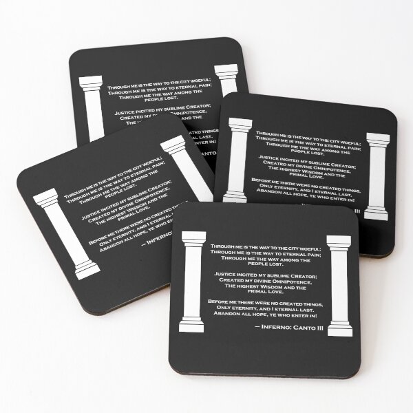 Item preview, Dante's Inferno Canto 3 Gates of Hell Text designed and sold by Persona-.