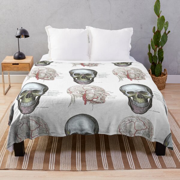 Item preview, Gray's Anatomy Vintage Skull Medical Illustration designed and sold by jessephotoart.