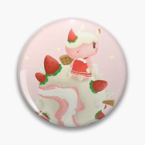 Item preview, Merengue on her strawberry cake planet designed and sold by Donut eatdoodle.