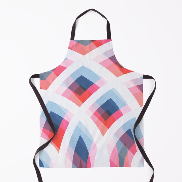 Item preview, Soft red blue architectural modern glass abstract design designed and sold by Thecolorschemer.