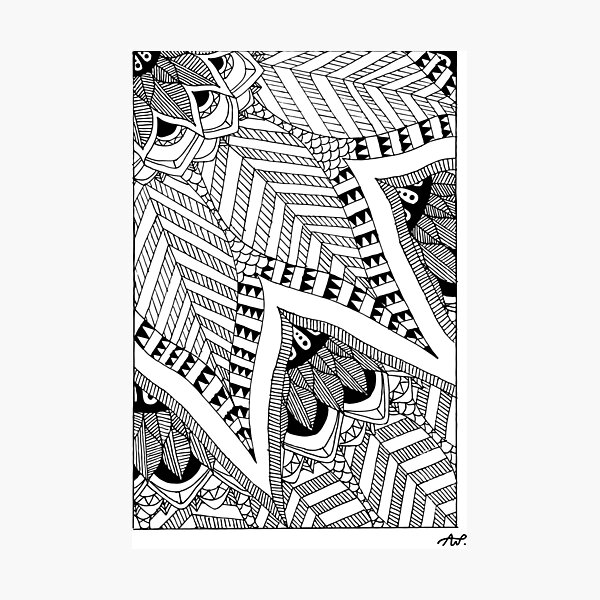 Item preview, Zentangle Ade designed and sold by sillydavril.