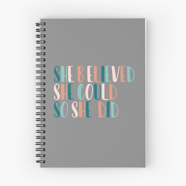 Item preview, She Believed She Could So She Did Quote designed and sold by karinnem.