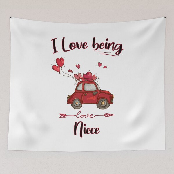 Item preview, I Love Being Niece - Valentine's Day designed and sold by yeknow.